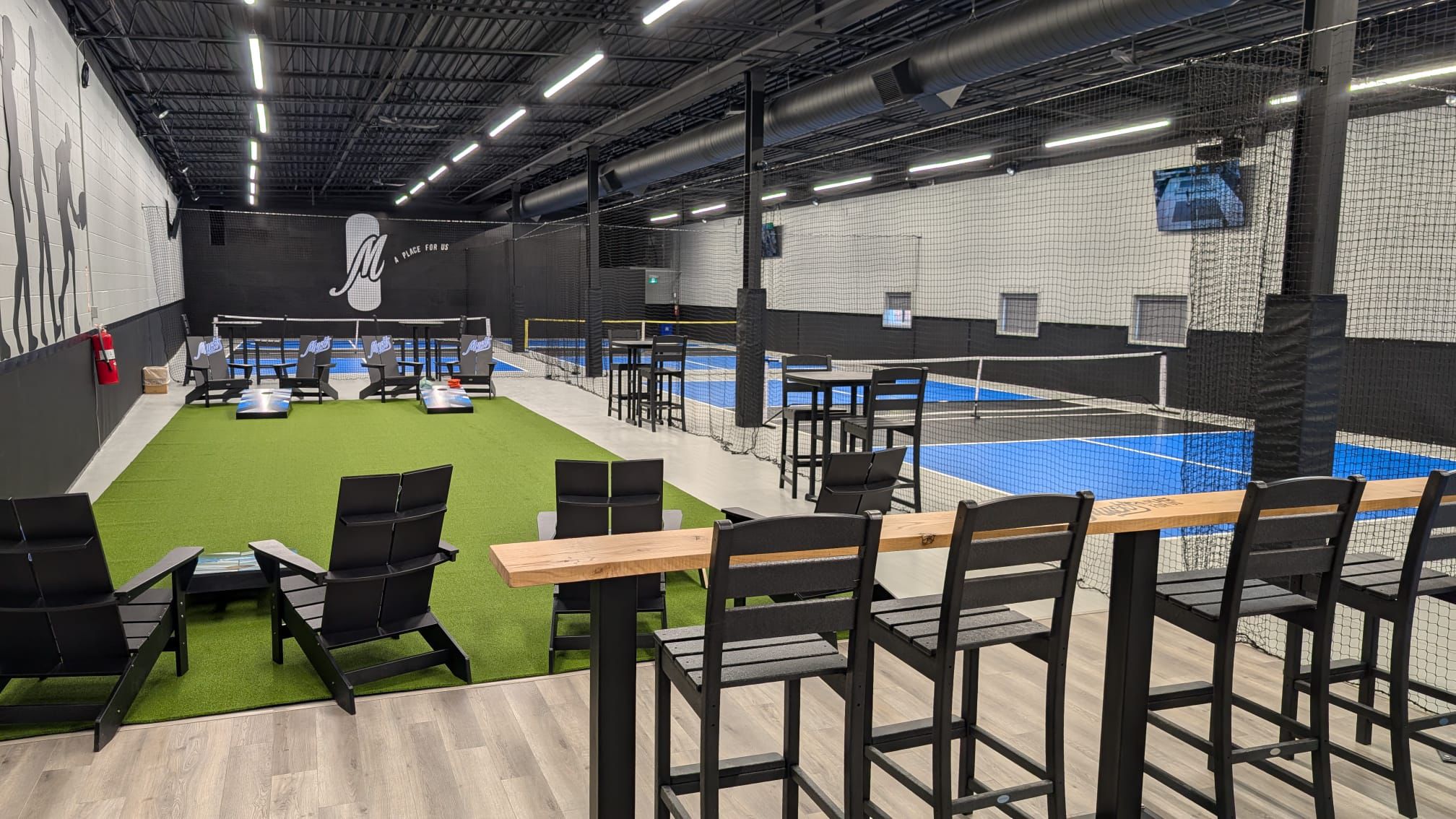 Mucks pickleball facility - Court view